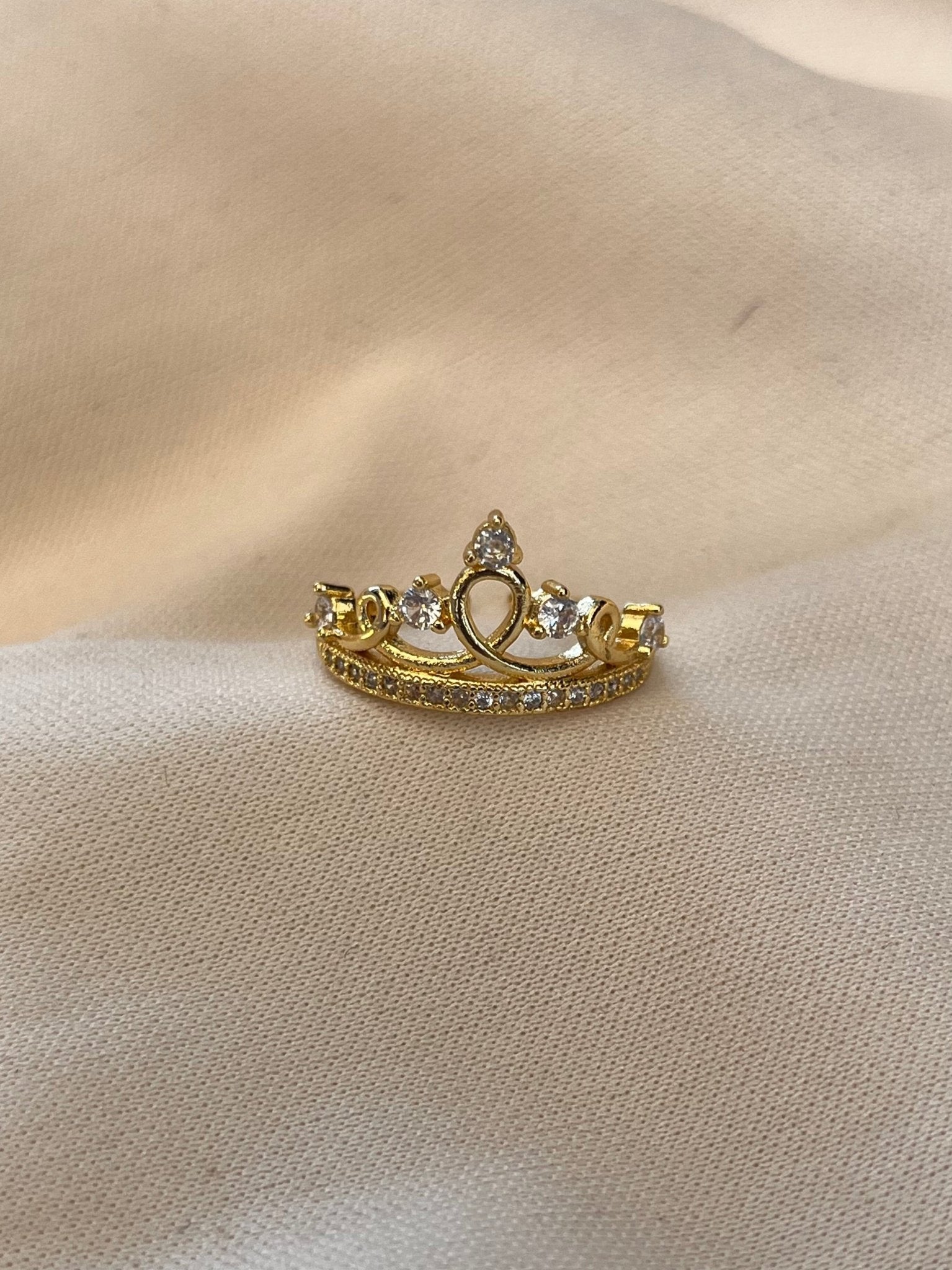 Anillo Corona De Princesa - Al estilo Martinez