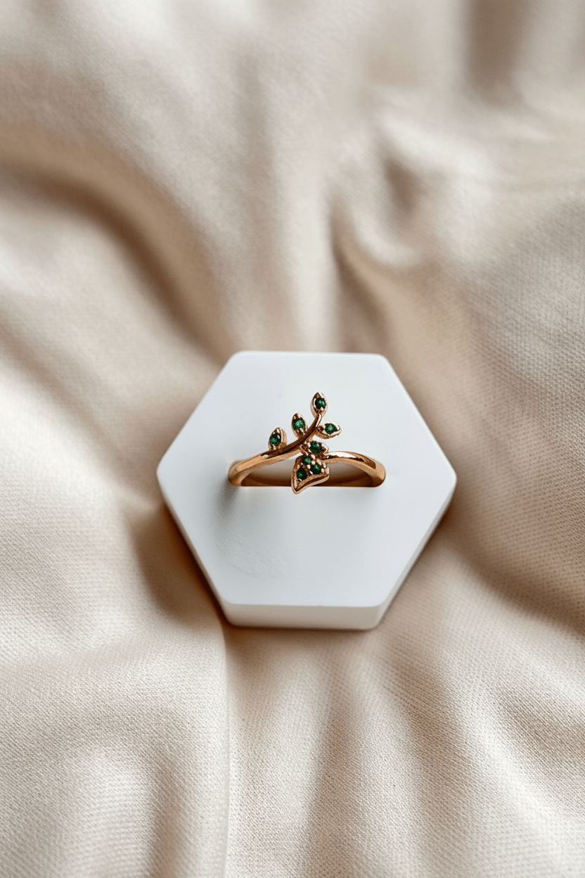 Anillos Floral En Piedras - Al estilo Martinez