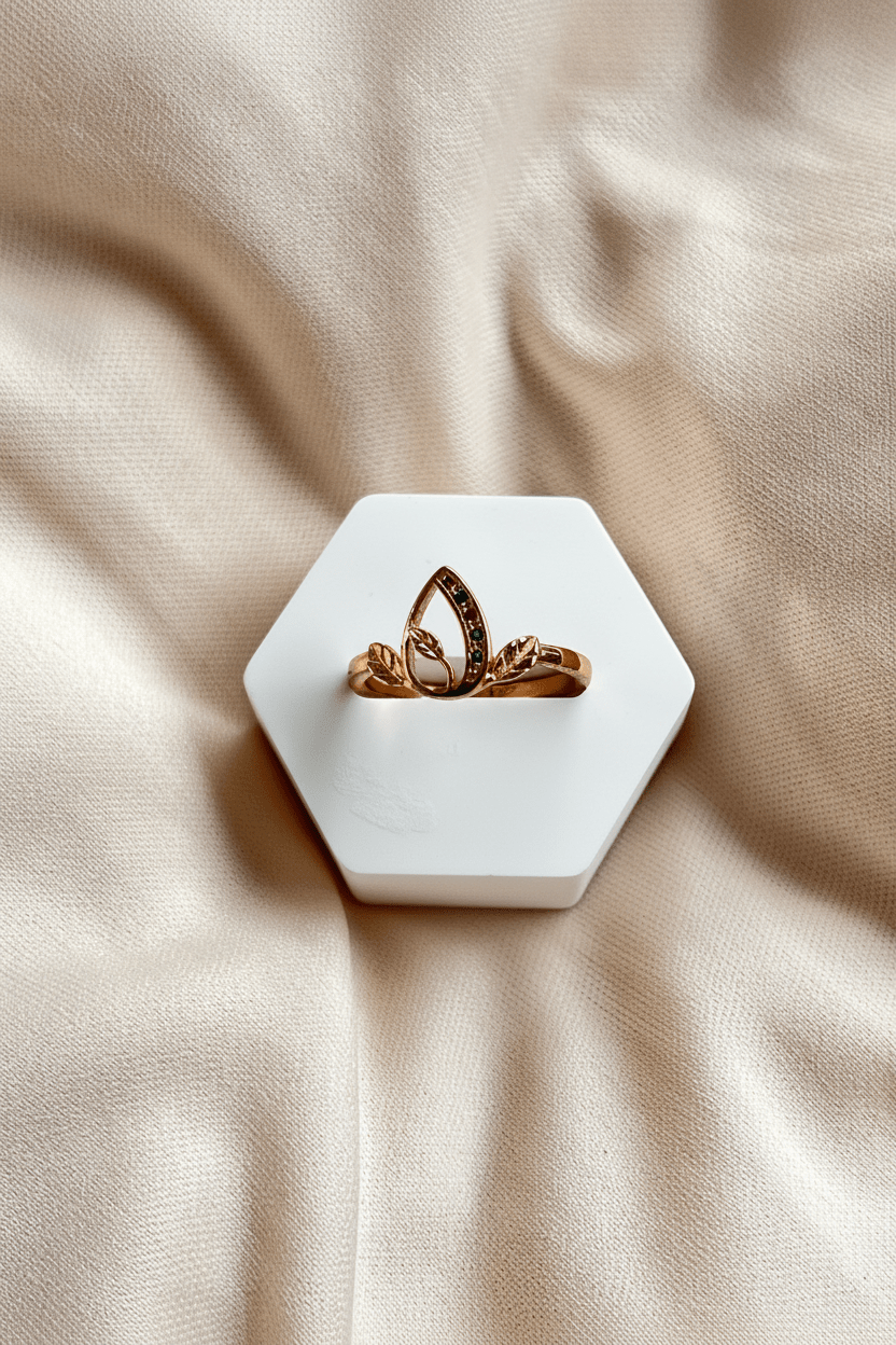 Anillos Floral En Piedras - Al estilo Martinez