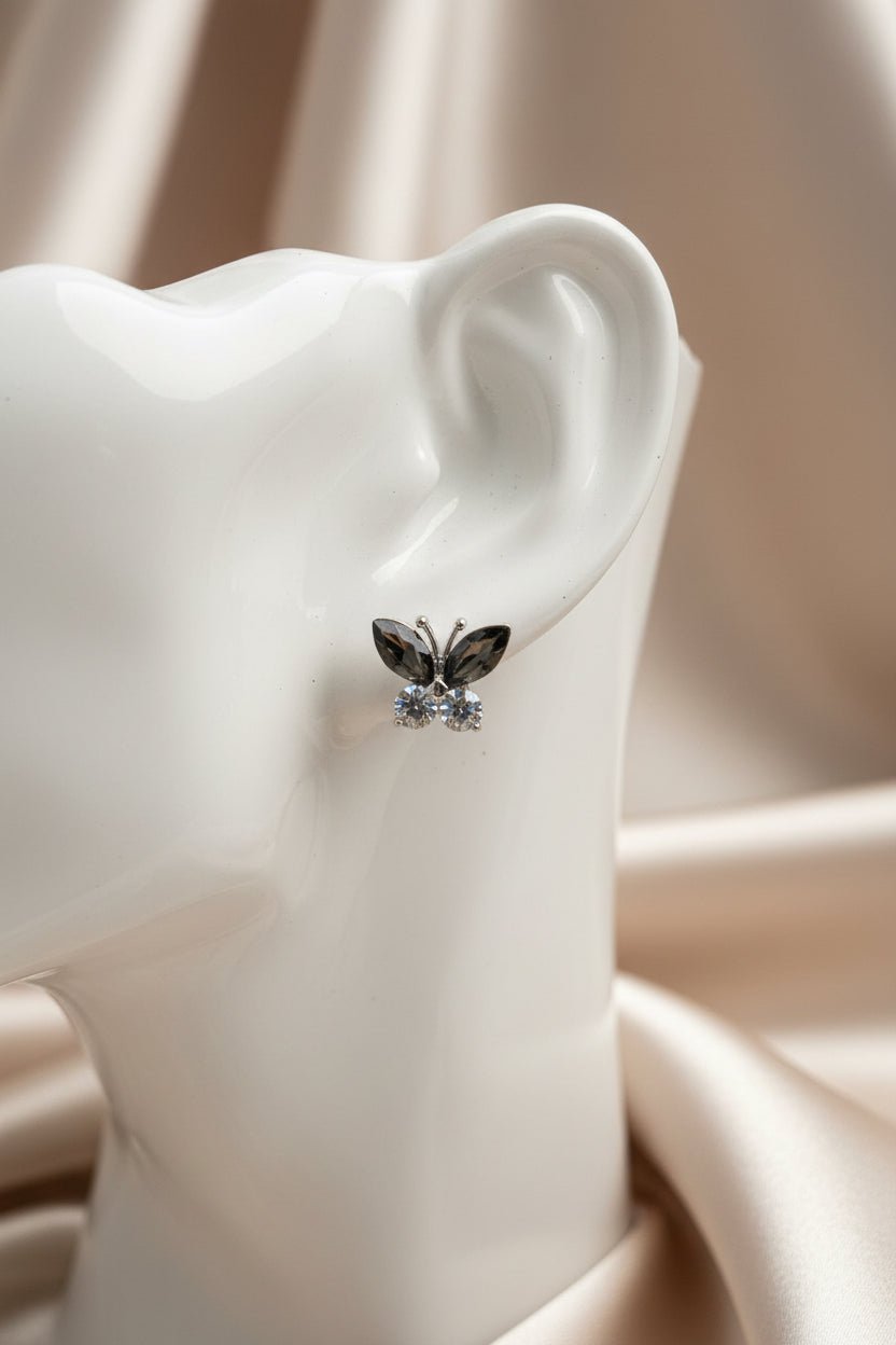 Aretes de Acero Plateado | Diseños Exclusivos - Al estilo Martinez