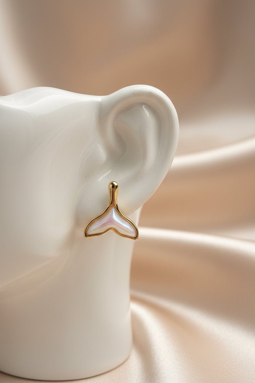 Aretes Topo Elegantes | Rodio y Acero - Al estilo Martinez