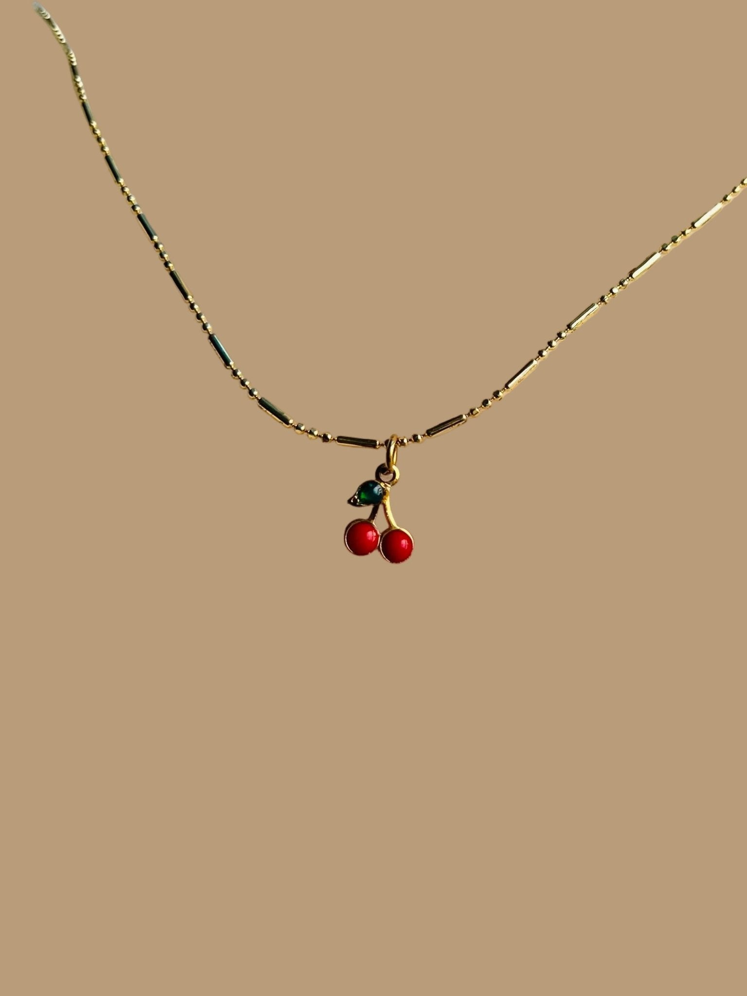 Cadena Dije Cereza Mini - Al estilo Martinez