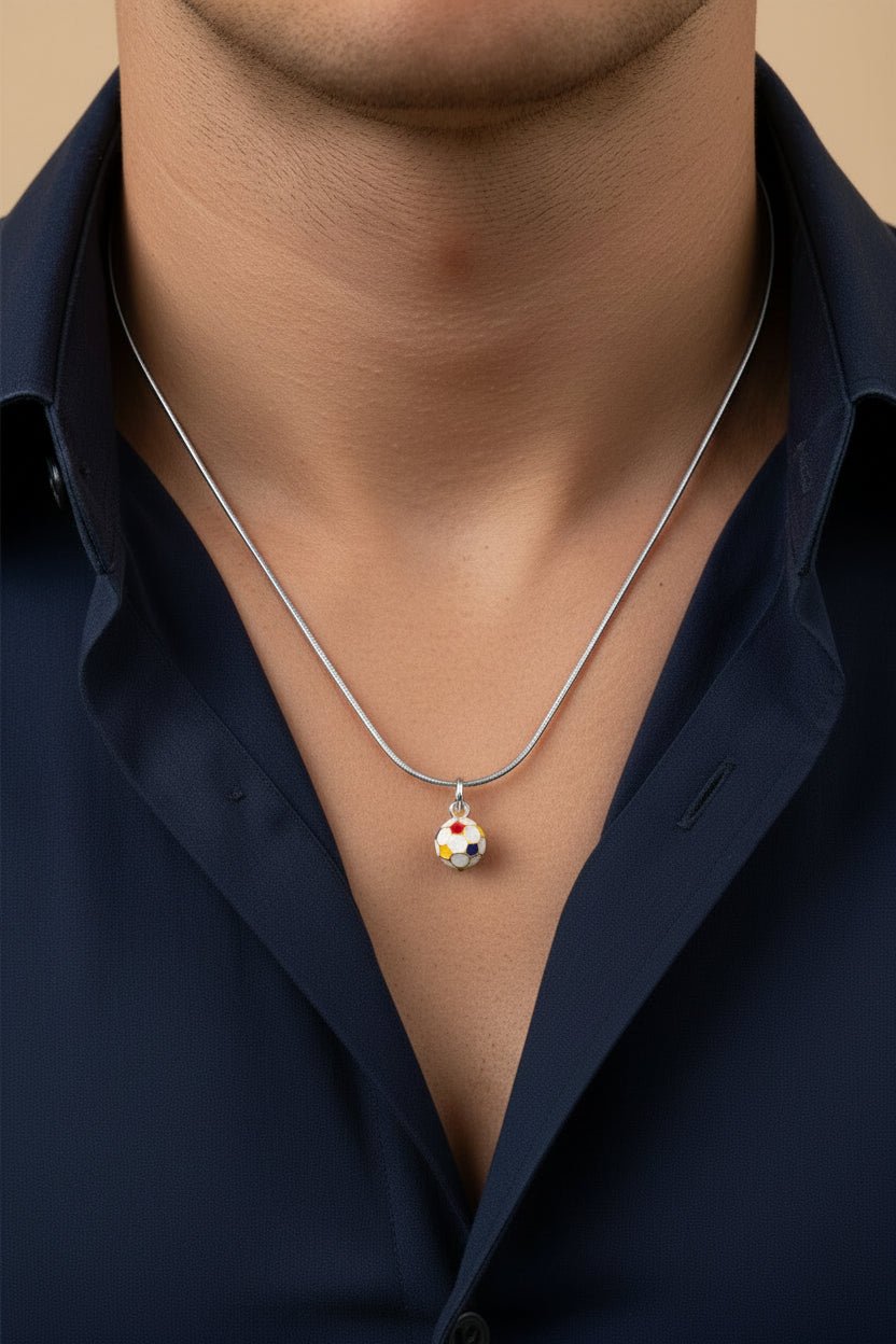 Cadenas con Dije para Hombre | Acero Inoxidable Plateado - Al estilo Martinez