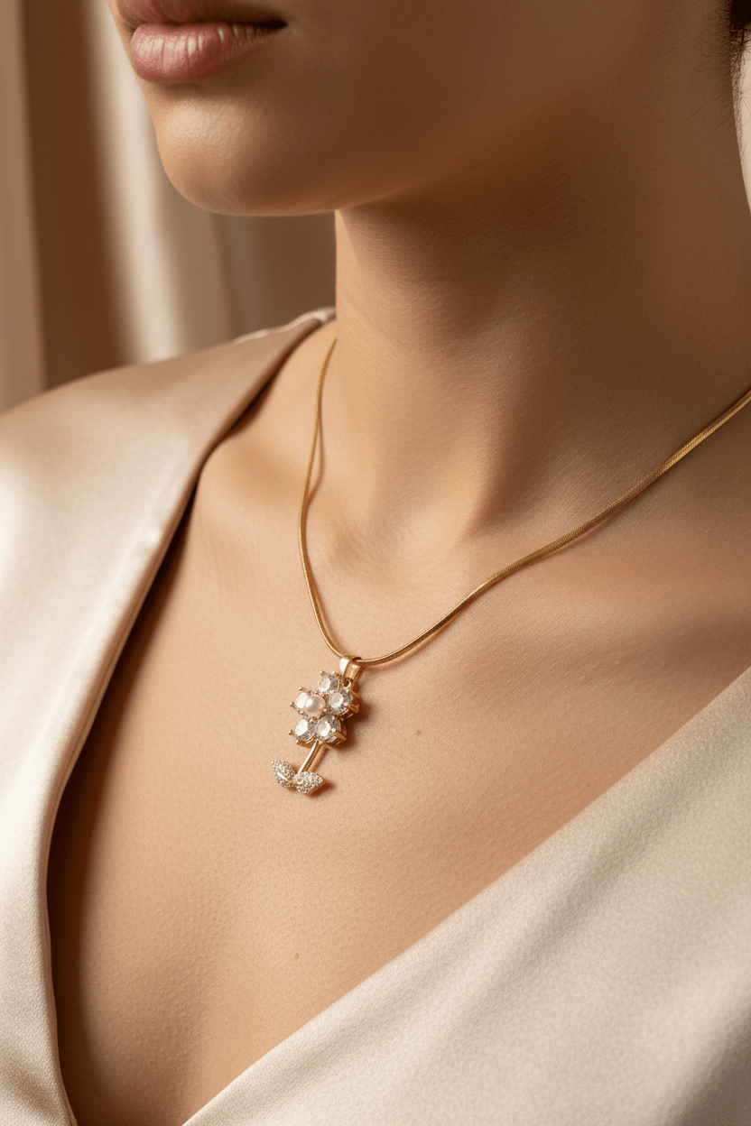 Cadenas con Dijes Exclusivos para Mujer – Rodio y Acero Inoxidable Artesanal. Vol.1 - Al estilo Martinez
