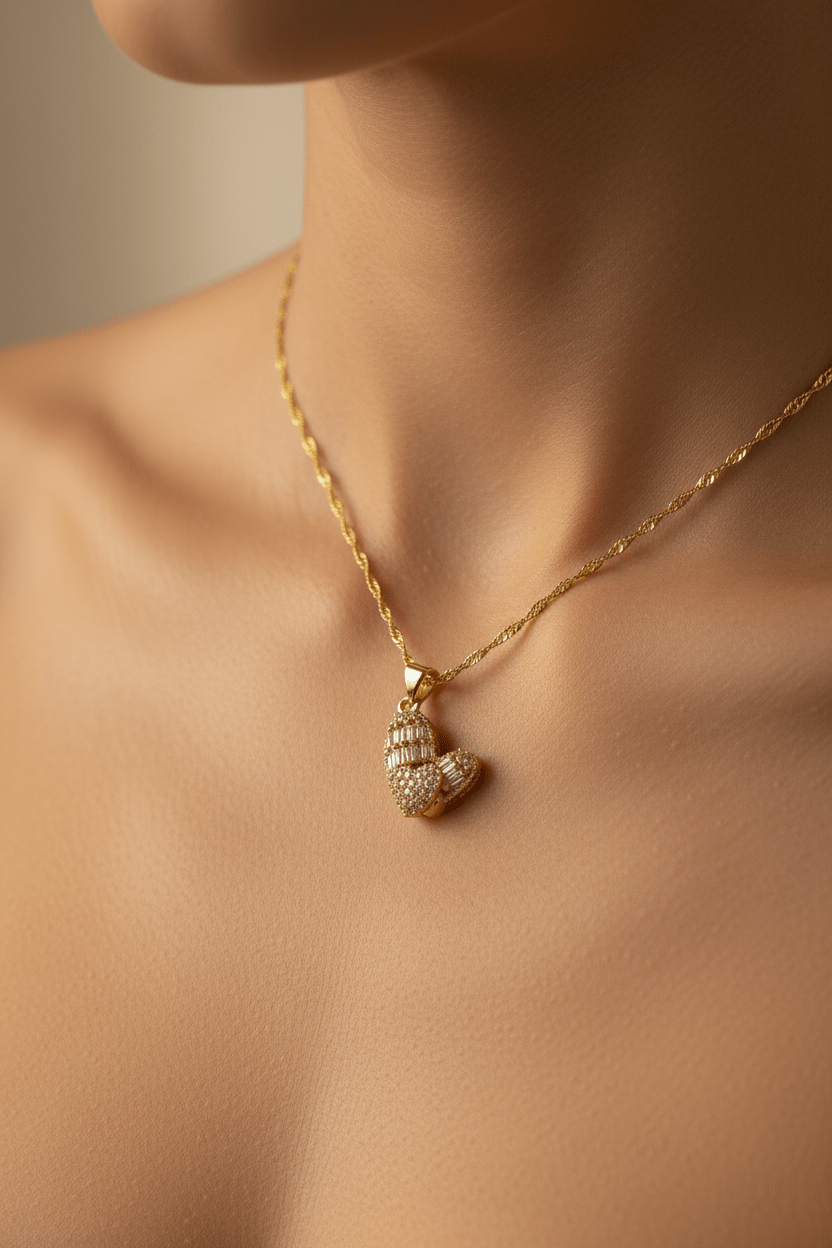 Cadenas Dijes Giratorios en Rodio | Joyería para Mujer - Al estilo Martinez