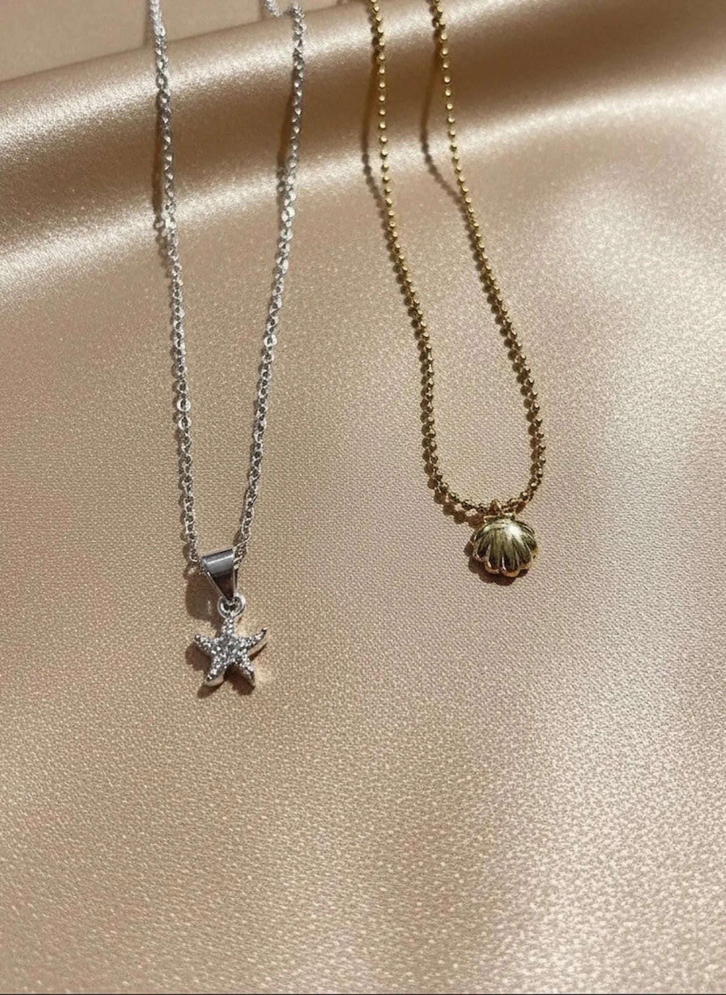 Collares Beach | Acero Inoxidable y Rodio - Al estilo Martinez